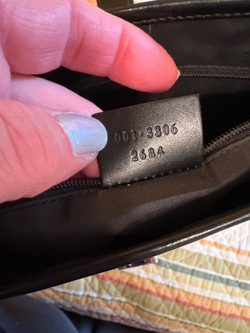 Vintage Gucci Jackie Black Leather with Silver Hardware - as is - repaired - Picture 7 of 13